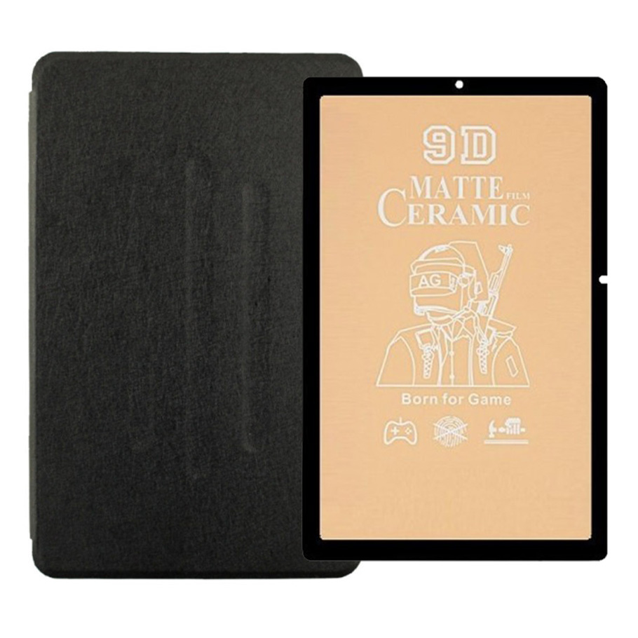 کیف کلاسوری مدل Folio مناسب برای تبلت سامسونگ Galaxy Tab S6 Lite P610 / P615 به همراه محافظ صفحه نمایش