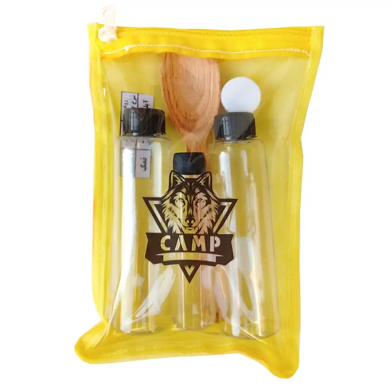 نظم دهنده سفری مدل جای روغن و نمک کمپ مجموعه 4 عددی