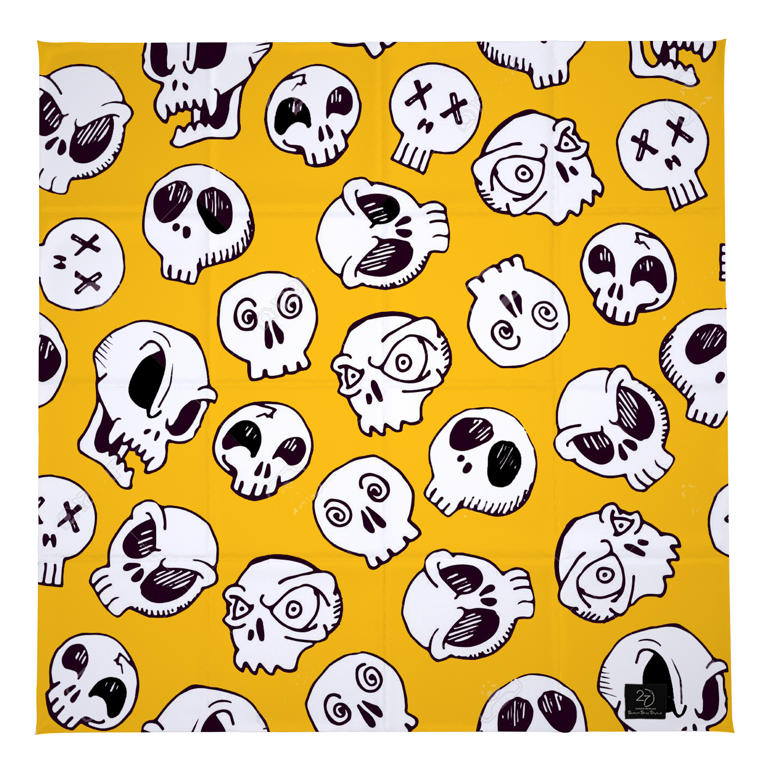 دستمال سر و گردن 27 مدل skull1 کد AK 02 