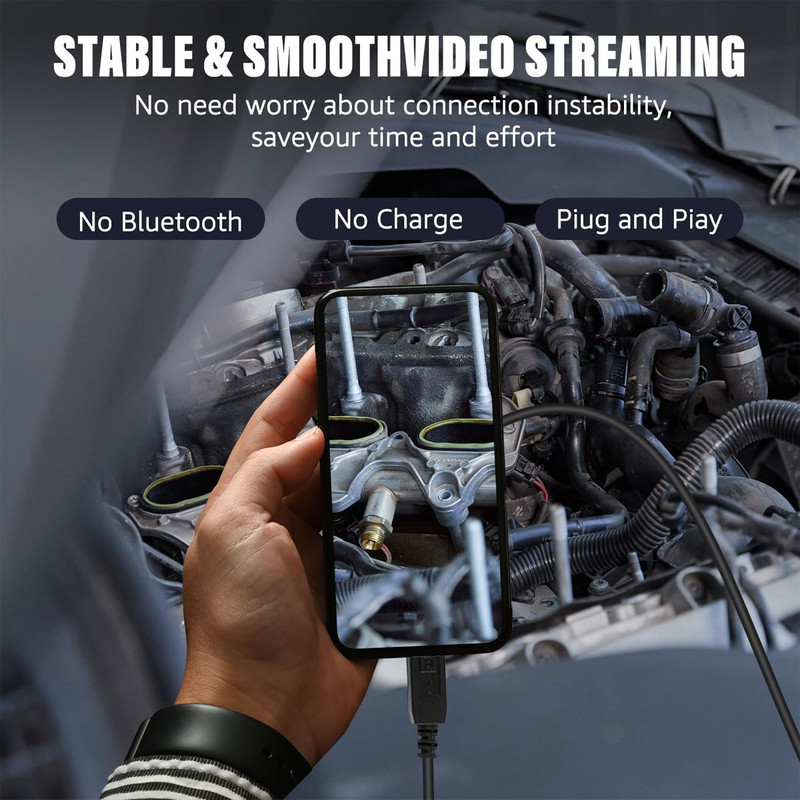 دوربین شلنگی مدل ضدآب 10M LED HW NEW 2024