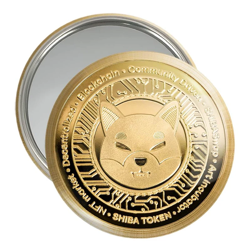 آینه جیبی خندالو مدل ارز دیجیتال شیبا اینو  کد 10878