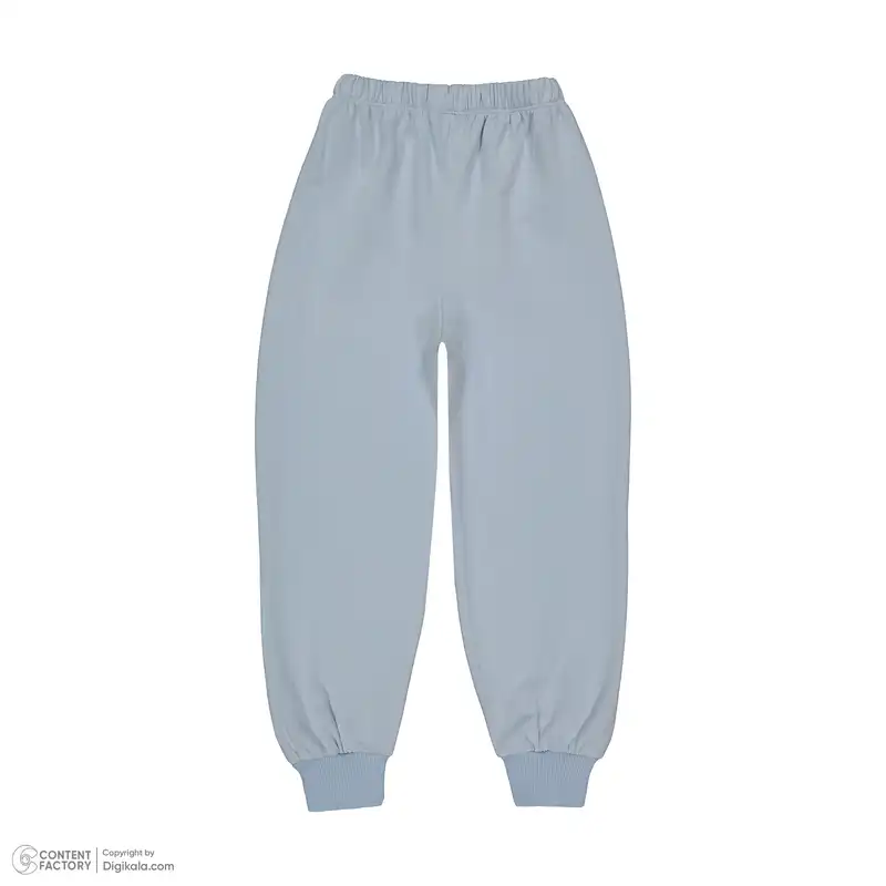 ست هودی و شلوار بچه گانه مادر مدل kevin رنگ آبي آسماني