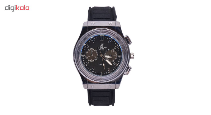 ساعت مچی عقربه ای مردانه مدل H-Geneve-Bk ساعت مچی عقربه ای مردانه مدل H-Geneve-Bk