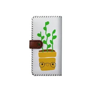 کیف پول چرمی ترمه طراحان ایده مدل بنددار کد hnn019