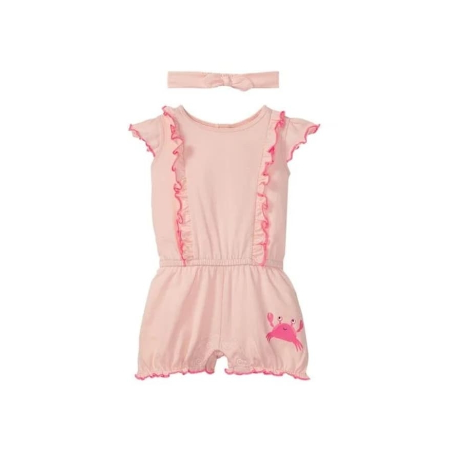 ست سرهمی و هدبند نوزادی لوپیلو مدل YS001