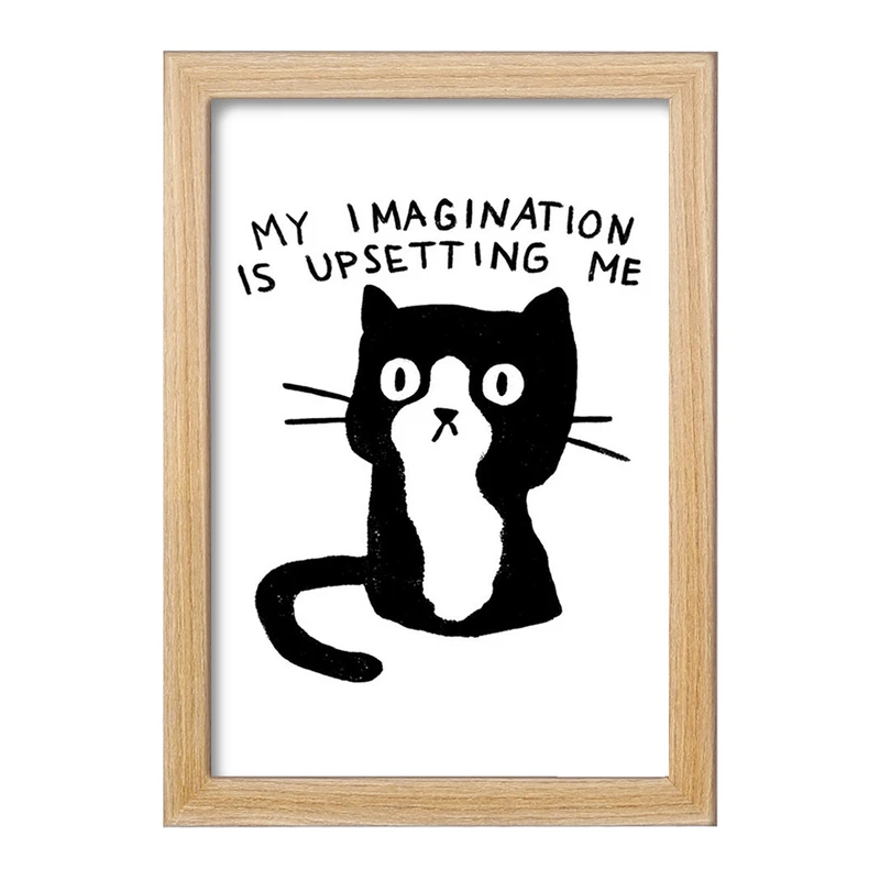 تابلو خندالو مدل گربه خلاق کد 29316