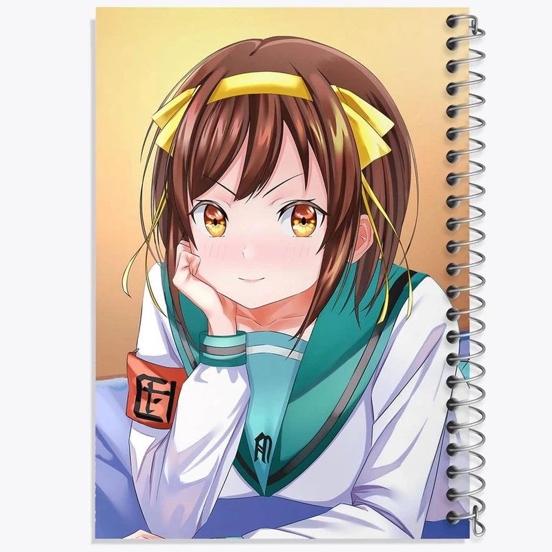 دفتر لیست خرید 50 برگ خندالو طرح هاروهی انیمه ناپدید شدن هارومی سوزومیا The Disappearance of Haruhi Suzumiya کد 23145