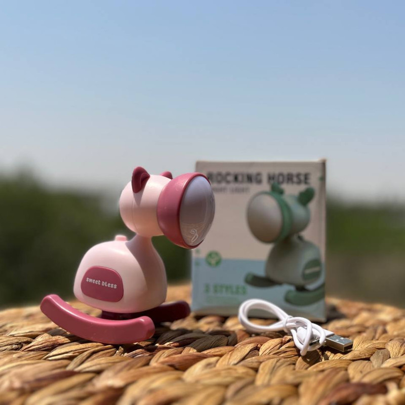 چراغ مطالعه شارژی مدل اسب گهواره ای