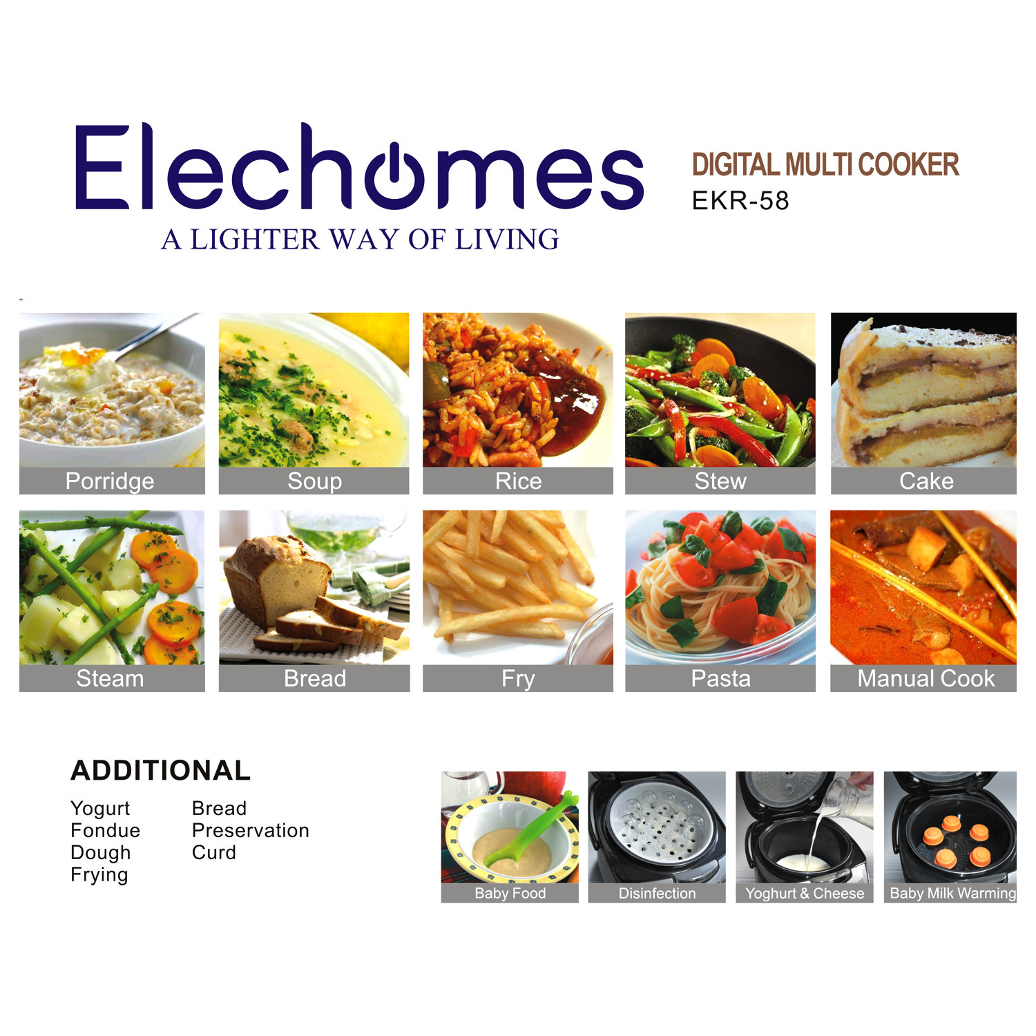 مولتی کوکر مدل EKR-58