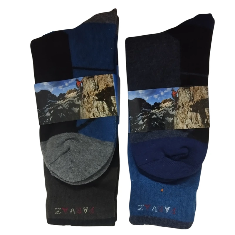 جوراب ورزشی مردانه پرواز کد 220 مجموعه 2 عددی