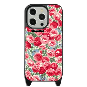 AKAM AMC-WLA15PRO-FLOWERS13 Cover For Apple iPhone 15 Pro