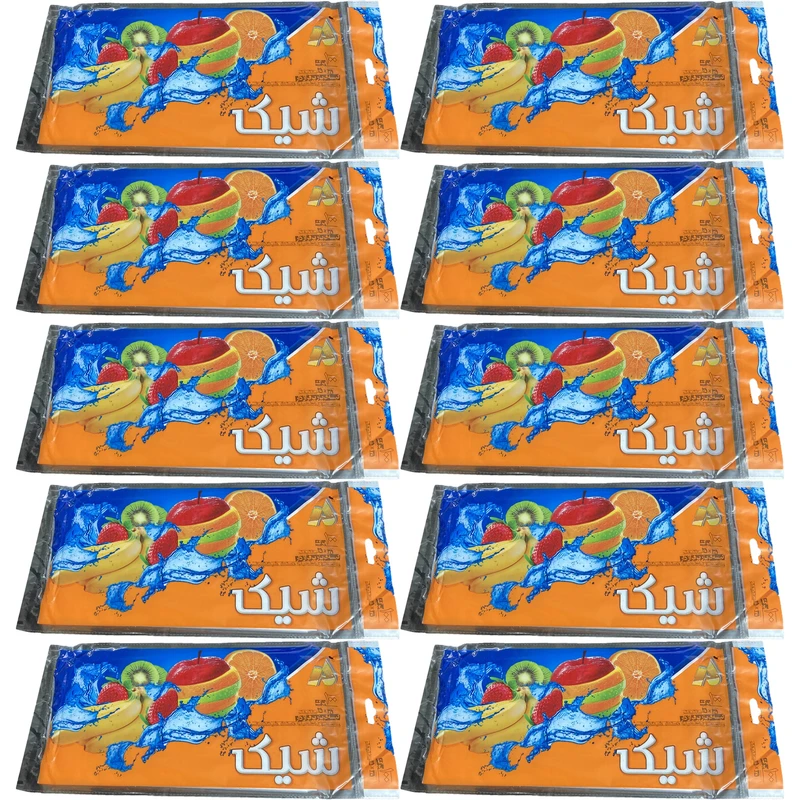 کیسه فریزر شیک مدل پرفراژدار چسبی 10 بسته 100 عددی