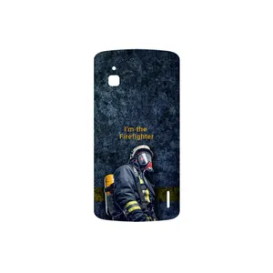 MAHOOT Firefighter Cover Sticker for Google Nexus 4