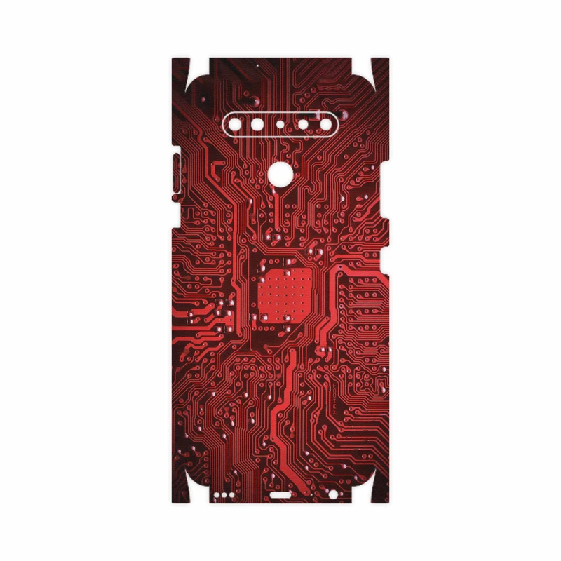 برچسب پوششی ماهوت مدل Red Printed Circuit Board-FullSkin مناسب برای گوشی موبایل ال جی K41s