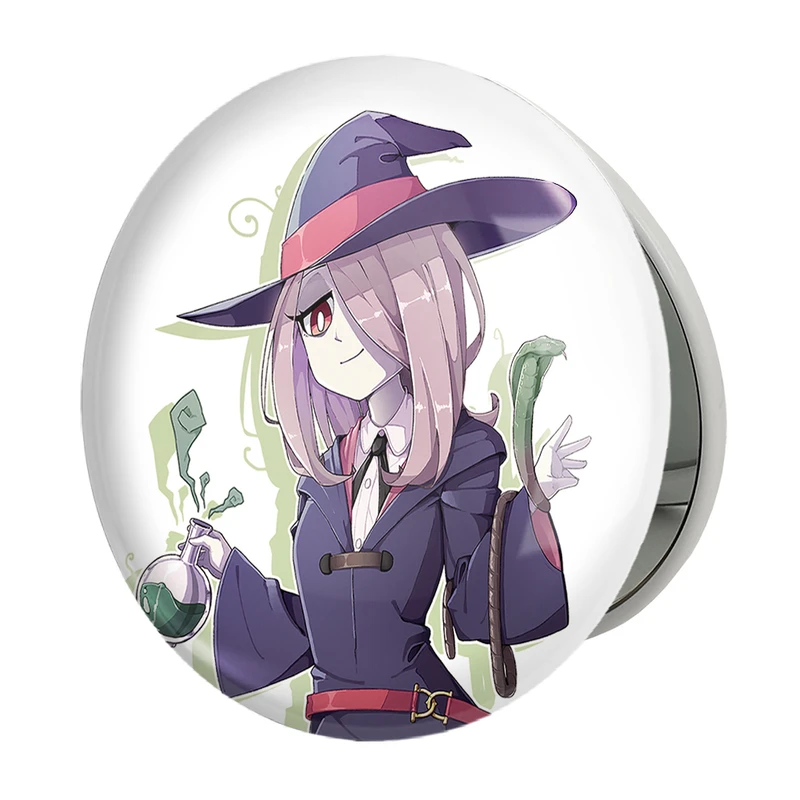 آینه جیبی خندالو طرح سوسی انیمه جادوگران کوچک Little Witch Academia مدل تاشو کد 22846 