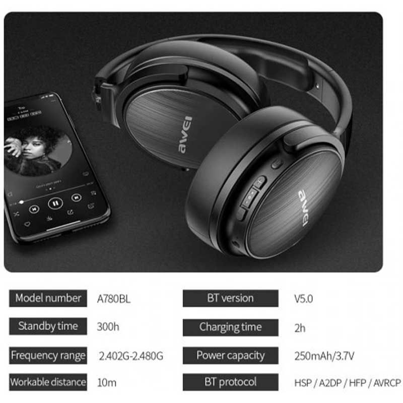هدفون بلوتوثی اوی مدل A780BL -  - 22