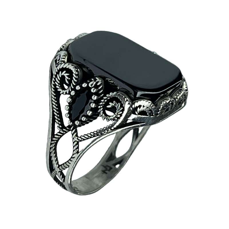 انگشتر نقره مردانه مدل عقیق انگشتر نقره مردانه مدل عقیق