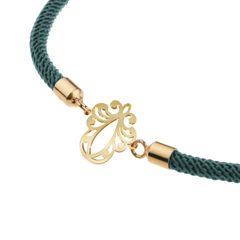 دستبند طلا 18 عیار زنانه مدوپد مدل اسلیمی کد D16-10558