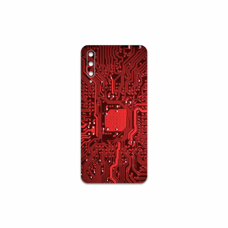 برچسب پوششی ماهوت مدل Red Printed Circuit Board مناسب برای گوشی موبایل هوآوی Y9S