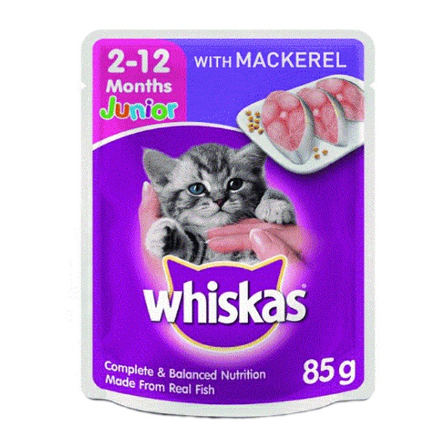 پوچ بچه گربه ویسکاس مدل Mackerel وزن 85 گرم