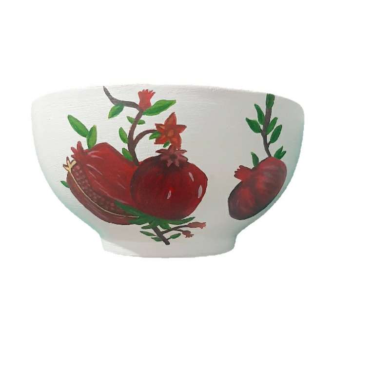 کاسه سفالی طرح یلدایی مدل B2