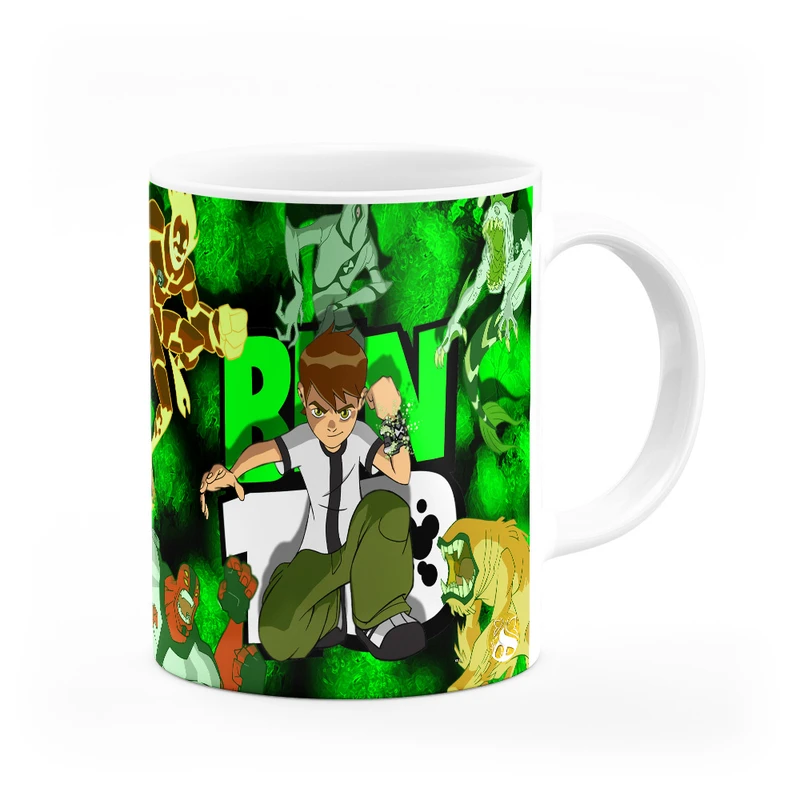 ماگ هومرو طرح انیمیشن بن تن Ben10 مدل MG3336