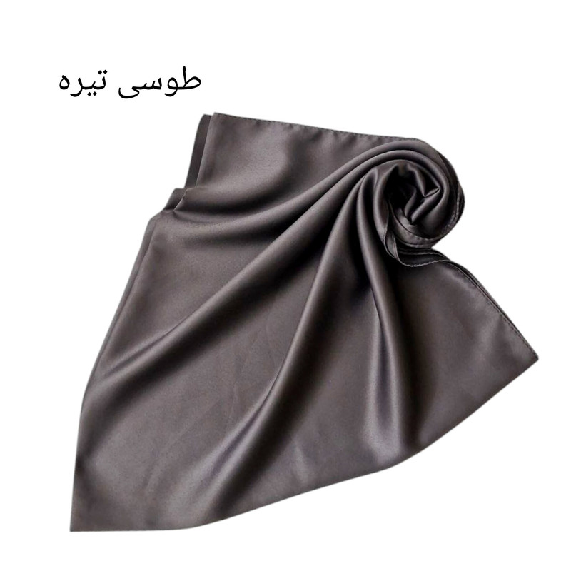 مینی اسکارف زنانه مدل ساتن ابریشم