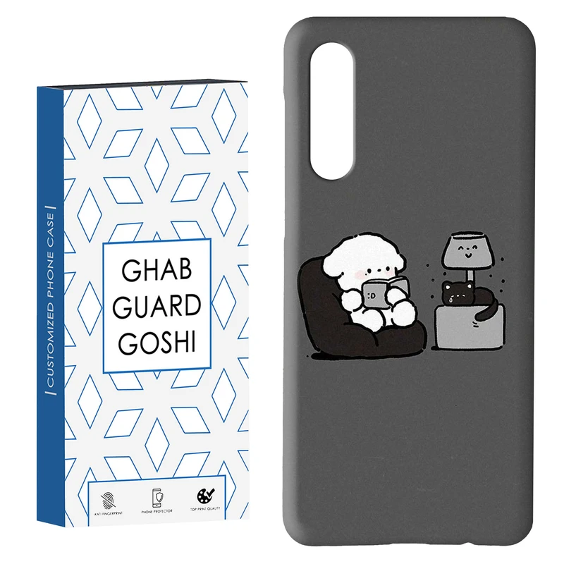 کاور قاب گارد گوشی طرح خرسو گربه کد Dimo-849 مناسب برای گوشی موبایل سامسونگ GALAXY A50 / A30s  