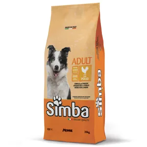 غذای خشک سگ مونژه سیمبا مدل بالغ طعم مرغ وزن 4 کیلوگرم