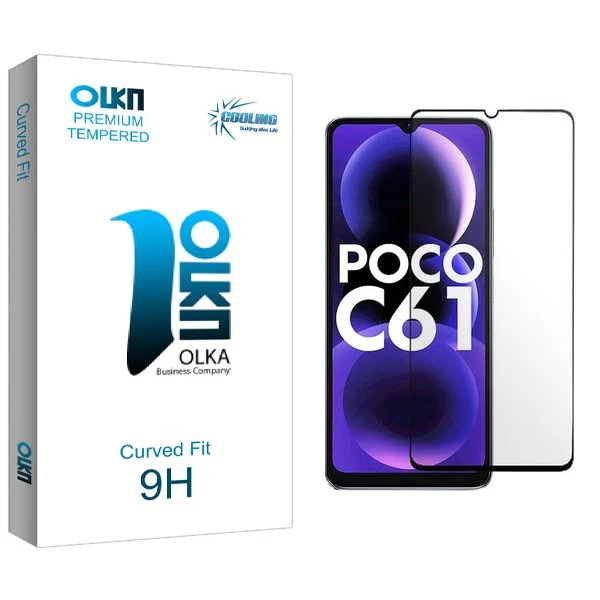 محافظ صفحه نمایش شیشه ای کولینگ مدل Olka مناسب برای گوشی موبایل شیائومی Poco C61