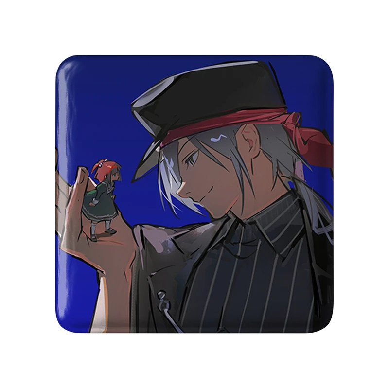 مگنت خندالو طرح بازی اومینکو (Umineko) مدل مربعی کد 34633