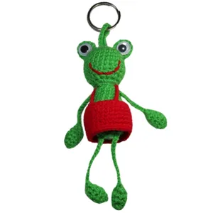 جاکلیدی بافتنی مدل قورباغه