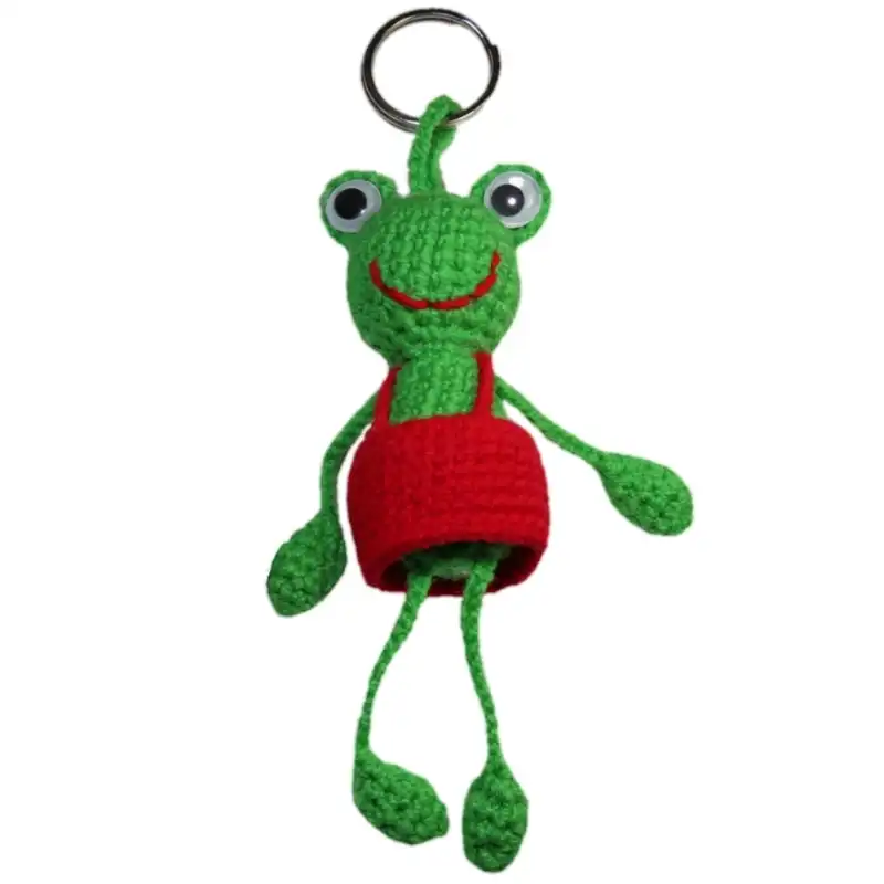 جاکلیدی بافتنی مدل قورباغه