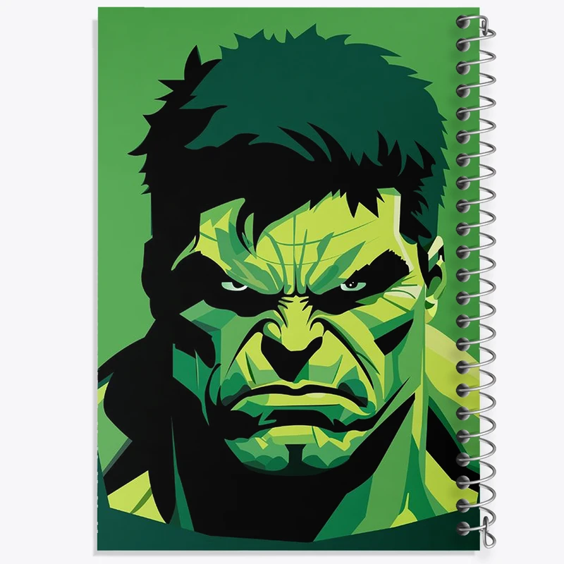 دفتر مشق 100 برگ خندالو طرح هالک مارول (Marvel) کد N1763