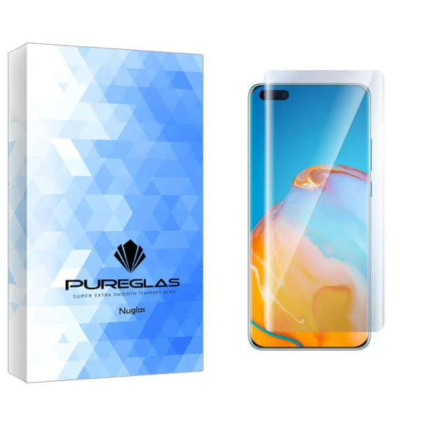 محافظ صفحه نمایش پیور گلس مدل NueGlas UV مناسب برای گوشی موبایل هوآوی P40 Pro