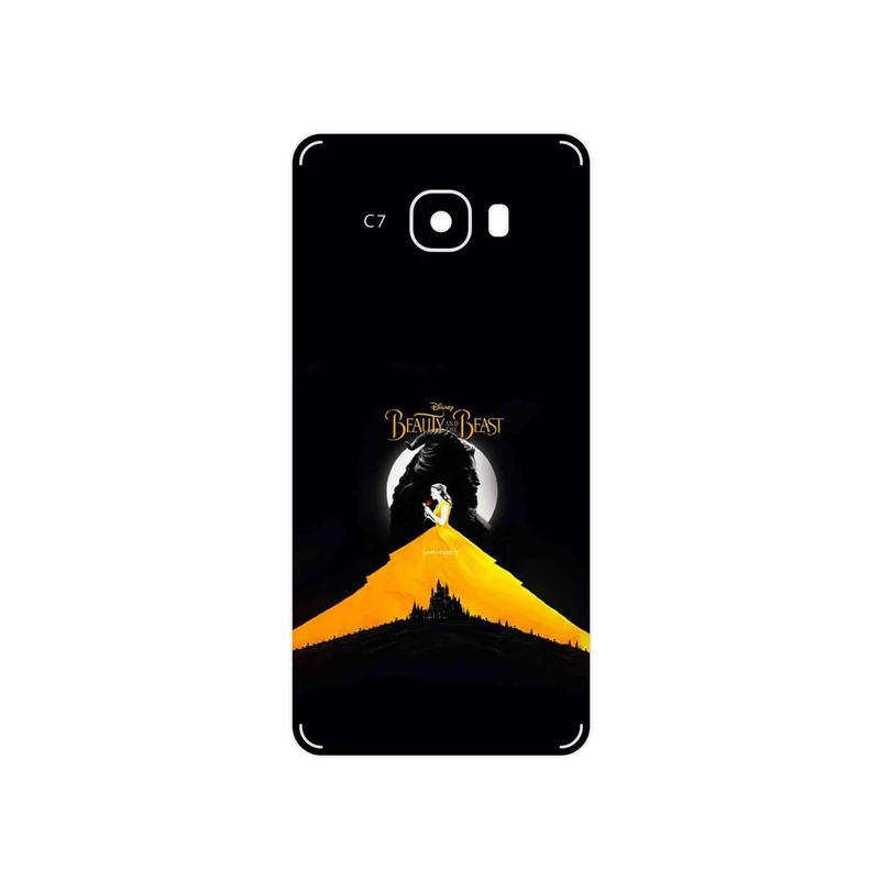 برچسب پوششی ماهوت مدل Beauty and the Beast مناسب برای گوشی موبایل سامسونگ Galaxy C7