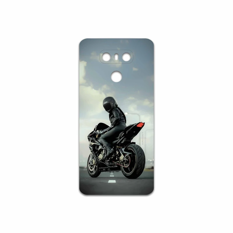 برچسب پوششی ماهوت مدل Motorcycling مناسب برای گوشی موبایل ال جی G6