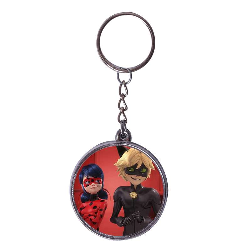 جاکلیدی دخترانه لورا مدل  پشت اینه طرح دختر کفشدوزکی کد 16