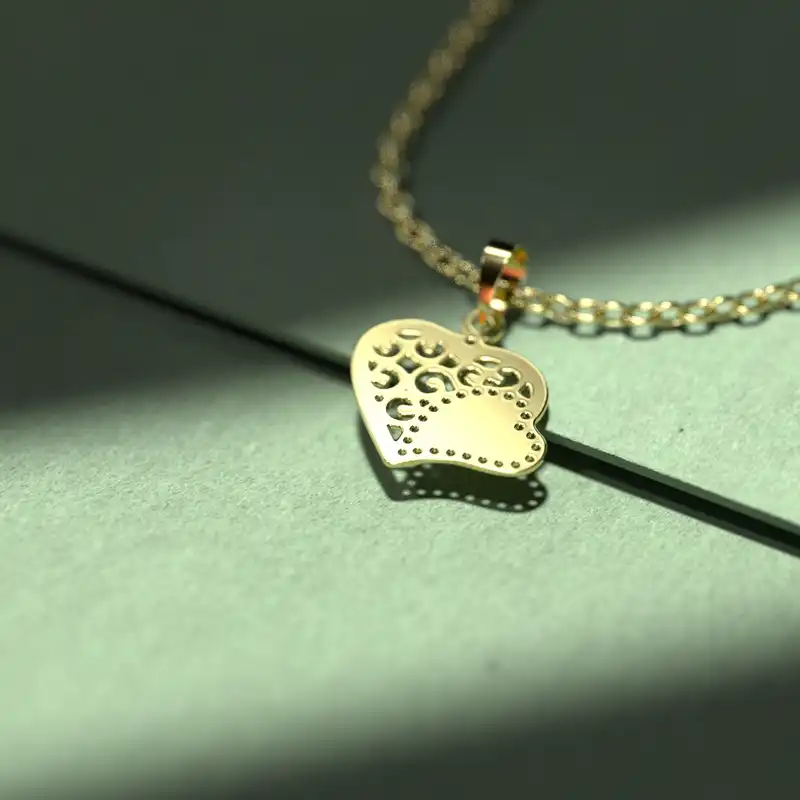 گردنبند طلا 18 عیار زنانه مدوپد مدل گنجشک کد CA10251