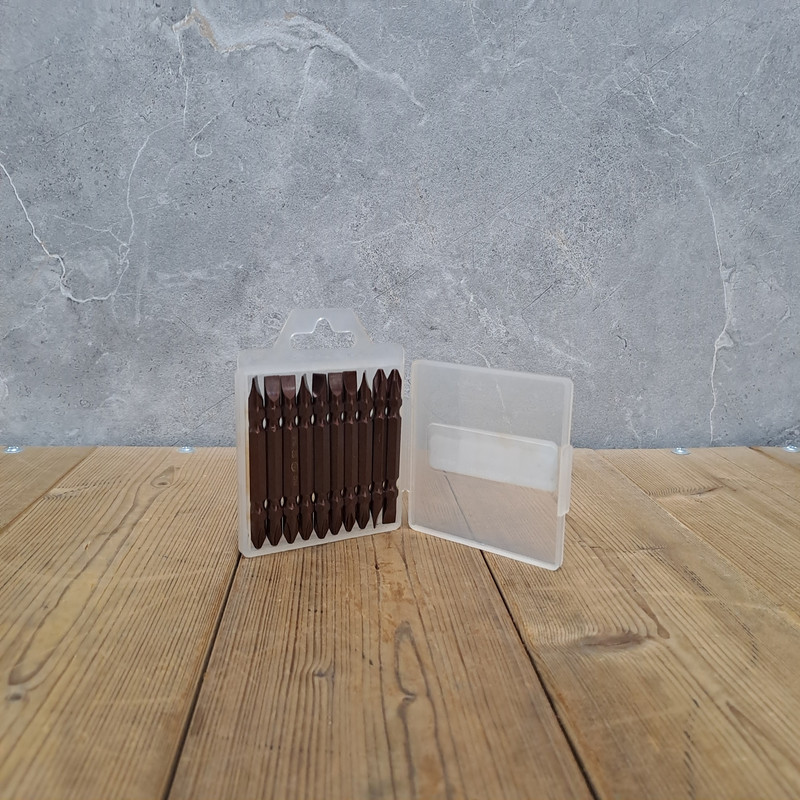 سری پیچ گوشتی یک سر چهارسو یک سر دو سو مدل 10PS بسته 10 عددی