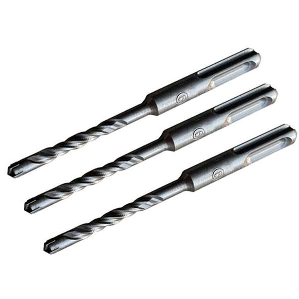 مته چهار شیار مدل AT - 6x110  سایز 6 میلی متر مجموعه سه عددی
