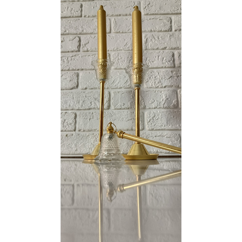 شمعدان مدل باکارات مجموعه 2 عددی