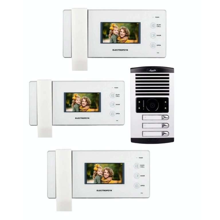 دربازکن تصویری الکتروپیک مدل FD/1086/3/1096x3-white دربازکن تصویری الکتروپیک مدل FD/1086/3/1096x3-white