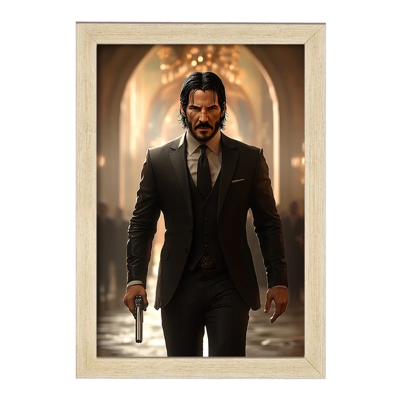 تابلو خندالو مدل جان ویک (John Wick) کد F5297