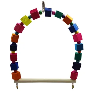 آویز قفس پرندگان مدل چوبی کد23225L