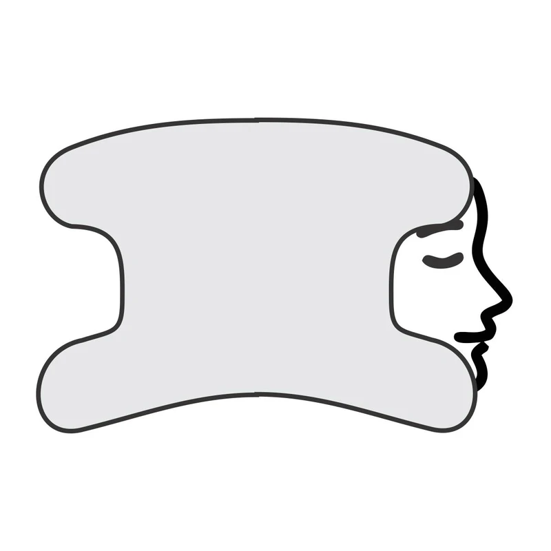 عکس شماره 4 : بالش طبی پوشانه نیلای مدل u