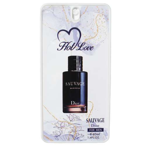 عطر جیبی مردانه هات لاو مدل ساواج دیور حجم 40 میلی لیتر