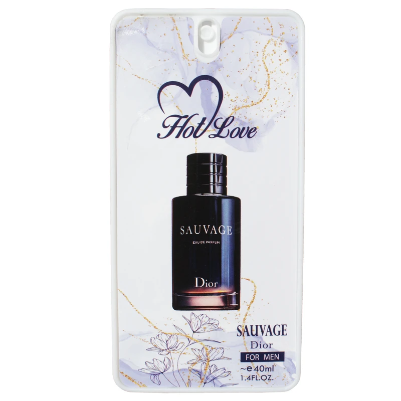 عطر جیبی مردانه هات لاو مدل ساواج دیور حجم 40 میلی لیتر