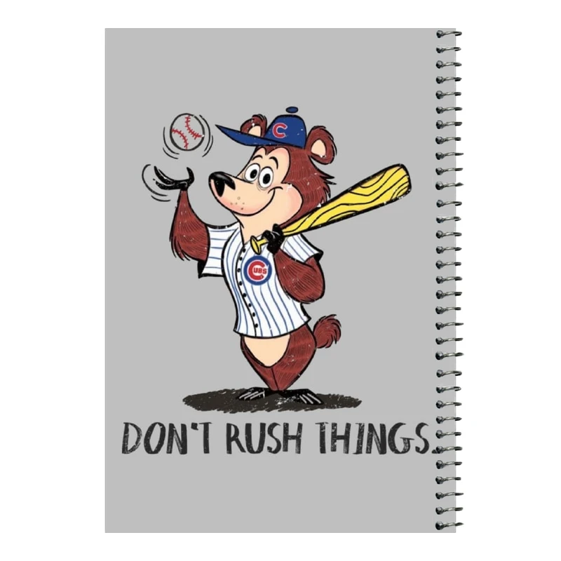 دفتر مشق 80 برگ اس جی مدل خرس و بیسبال    