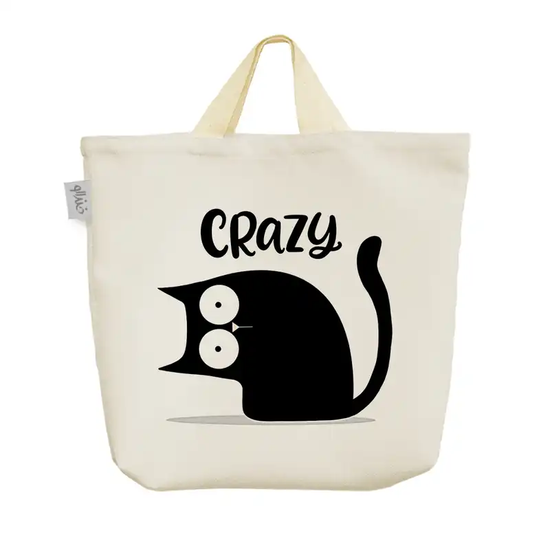 ساک خرید خندالو مدل گربه کد 1834